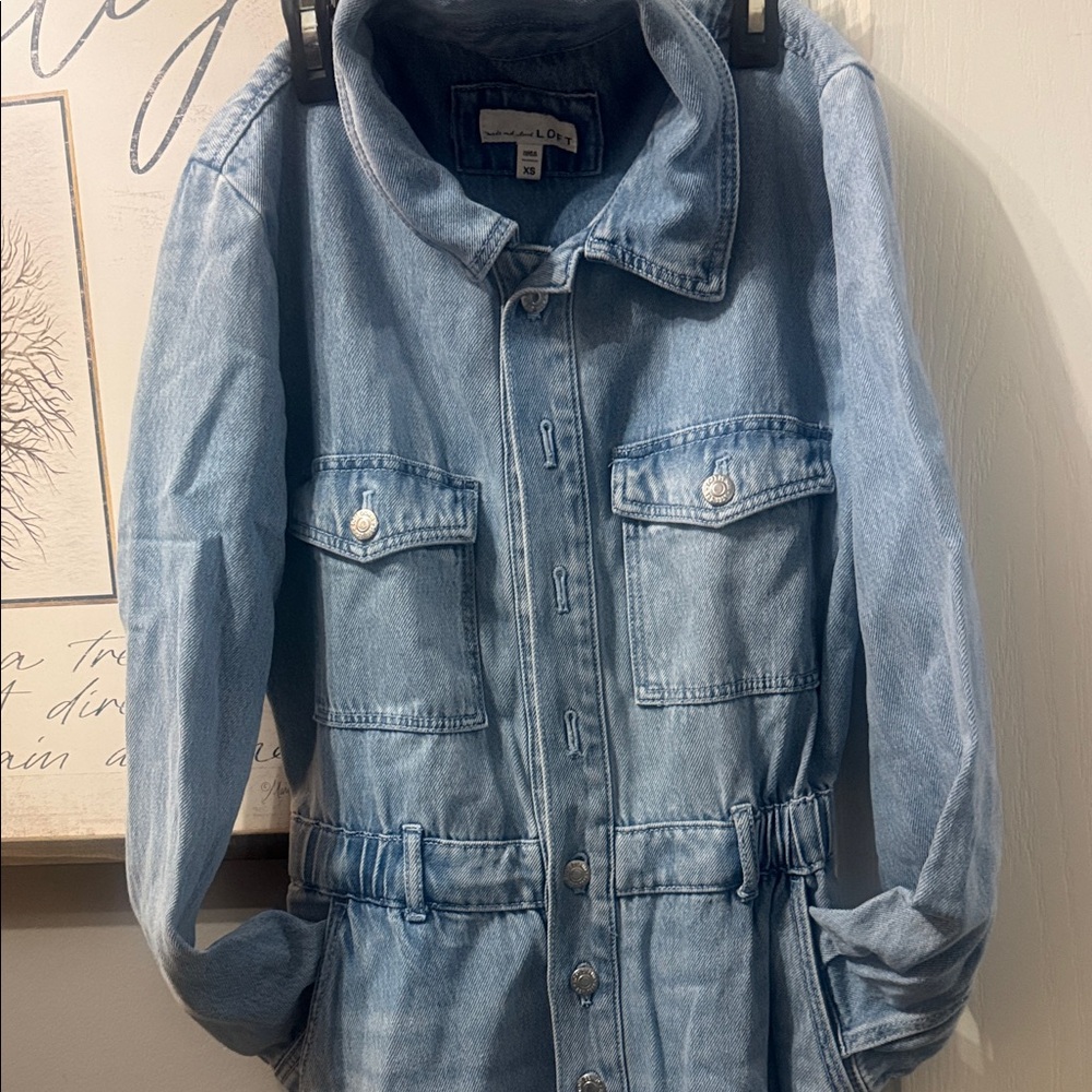 The loft women’s jumper light blue denim